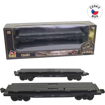 autíčko Hračka MaDe Vagón, plošinový, 25 cm