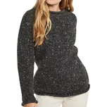 Vlnka Dámský vlněný svetr pulover černá velikost oblečení M