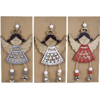 Vánoce Závěs andílek, balení obsahuje 3 kusy!|Ego Dekor