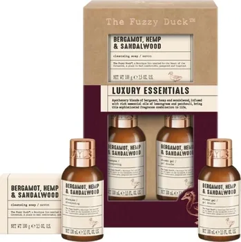 Kosmetická sada Baylis&Harding Bergamot, Hemp & Sandalwood, sada péče o tělo, vlasy, 3dílná FDBH25TALLTRIO