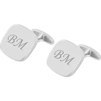 Manžetový knoflíček Platinové manžetové knoflíčky s iniciálami Silas