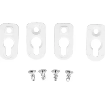 Rozvaděč Hammond Electronics 1556FOOTWH-4 montážní patka (d x š x v) 51 x 51 x 5 mm, plast ABS , bílá, 4 ks