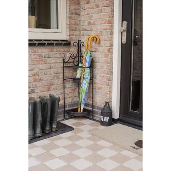 Věšák Stojan na deštníky rohový, skládací (DOPRODEJ)|Esschert Design