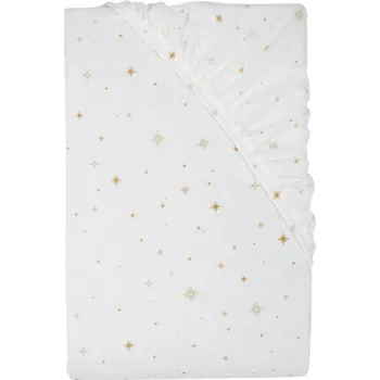 Prostěradlo LIVARNO® Žerzejové napínací prostěradlo, 180-200 x 200 cm (hvězdy)