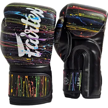 Boxerské rukavice Fairtex Boxerské rukavice Painter BGV14PT - černé - BGV14PT_BLK Velikosti: 16 oz