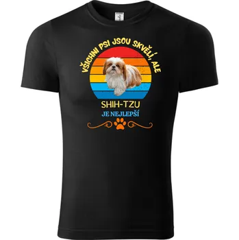 Chlapecké tričko Fenomeno Dětské tričko Shih-tzu Velikost: 122 cm/ 6 let