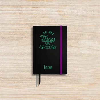 Zápisník Zápisník Blackie mint A6 - 160 stran - ručně vázaný v tvrdých deskách