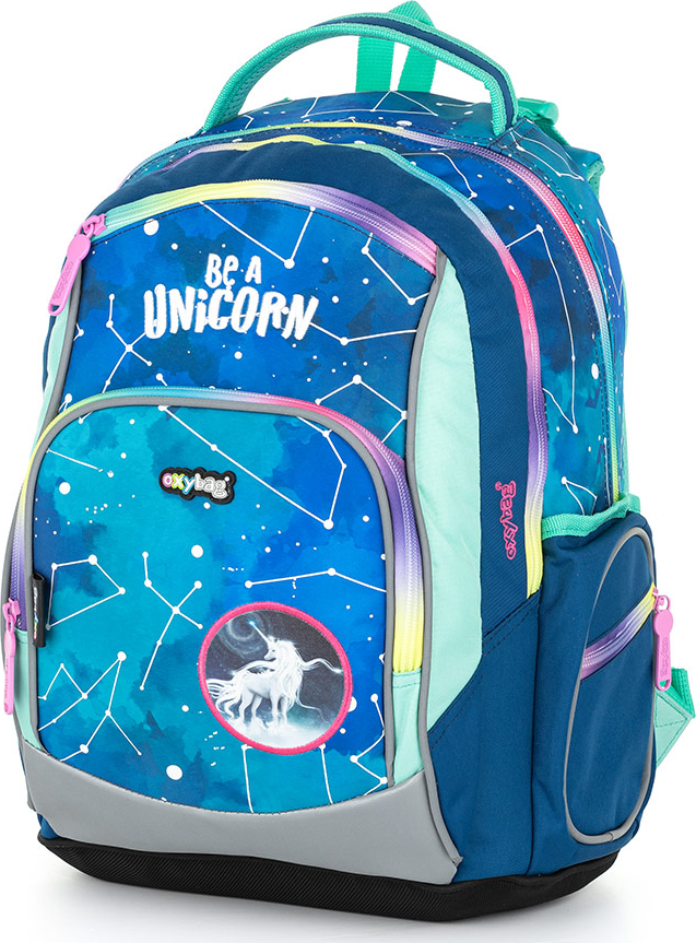 Oxybag Školní batoh OXY GO Unicorn pattern