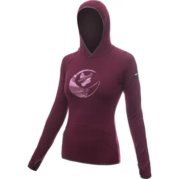 Pánská mikina Dámská mikina klokanka SENSOR MERINO UPPER FOX port red XL