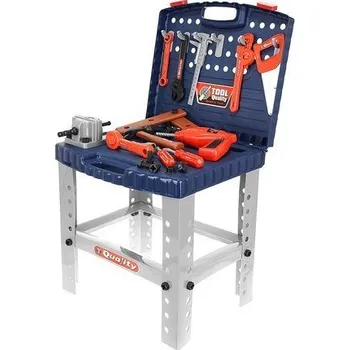 Dřevěná hračka Skládací ponk s nářadím pro děti