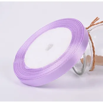 Svatební dekorace Atlasová stuha (saténová světle fialová) 22m