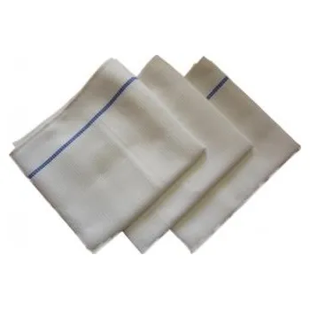 Ručník Brotex Vaflový ručník 50 x 100 cm bílý/modrý pruh