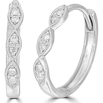 Šperk Kruhové náušnice s diamanty Vester