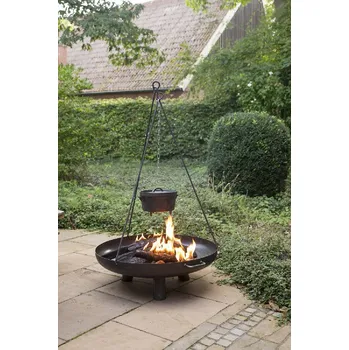 Stojan na květiny Stojan na kotlík FANCY FLAMES, 6 x 5 x 118 cm|Esschert Design