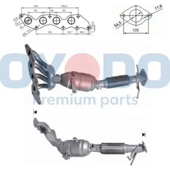 Katalyzátor Katalyzátor OYODO 10N0143-OYO