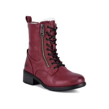 Dámská zimní obuv Mustang Kotníková obuv 1402-601 Červená 41