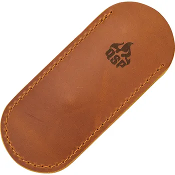 Pouzdro na nůž Kožené pouzdro QPS - specifické pro QS161 Dolphin Zrnitá kůže Světle hnědá QS-P002