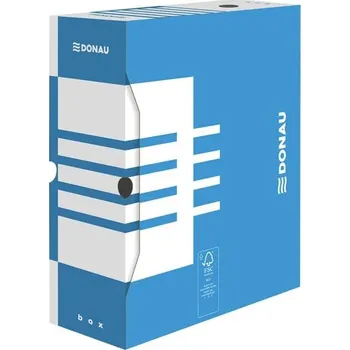 Archivační box Archivační krabice Donau - A4, 12 cm, modrá, 1ks