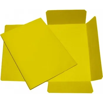 Odkládací mapa 3 klopy A4 prešpán 253, žlutá