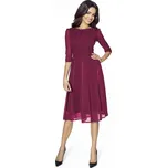 KARTES MODA šaty dámské KM211-4 36 bordó