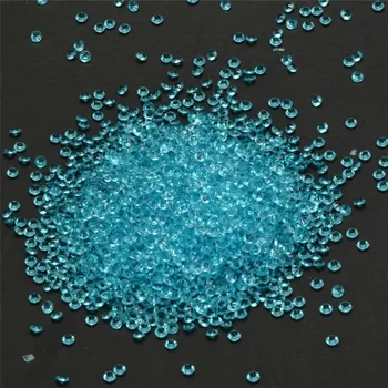 Svatební dekorace Diamantové konfety (světle modré) 2000ks