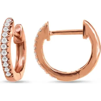 Náušnice Kruhové náušnice ze zlata s topazy Gomati