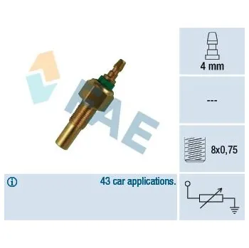 Čidlo automobilu Snímač, teplota chladiva FAE 32170