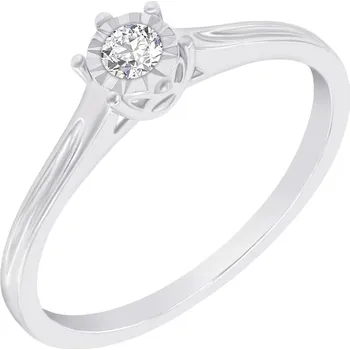 Prsten Zlatý zásnubní prsten ve stylu solitér Nuria