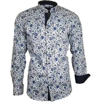 Pánská košile BINDER DE LUXE košile pánská 56591 s dlouhým rukávem paisley XXL bílá
