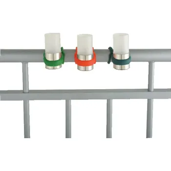 Svícen Svícen na zábradlí na čajovku, mat, balení obsahuje 3 kusy! (DOPRODEJ)|Esschert Design