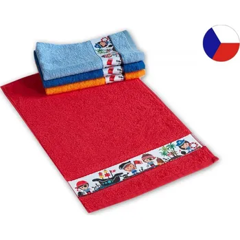 Dětský ručník RUJANA 30x50 Piráti červení 400g
