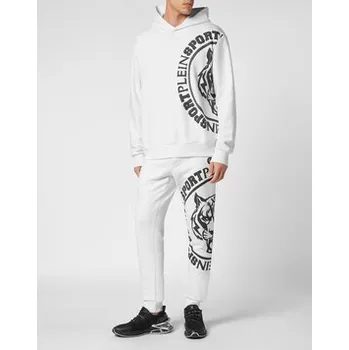 Pánská mikina Plein Sport Mikina 8383 Bílá Regular Fit M