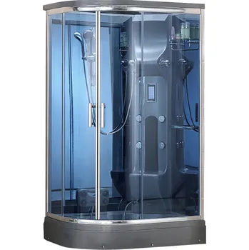 Aplomo Monster Silver L/P 120x88x220 parní masážní sprchový box Orientace: Levá