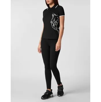 Pánské tričko Plein Sport Polokošile 955 Černá Regular Fit S