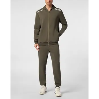 Pánská mikina Plein Sport Mikina 14157 Zelená Regular Fit 4XL