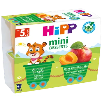 HIPP BIO Jablka s meruňkami 4 x 100 g