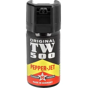 Obranný sprej Pepřový spej TW500 JET 40ml (Pepřový sprej = spolehlivá ochrana v každé situaci, poskytne Vám bezpečí a jistotu v krizových situacích, orig. Německo HOERNECKE)