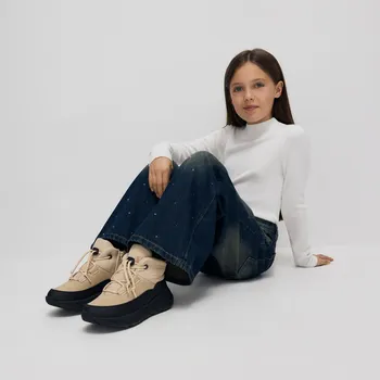 Dětská móda Reserved - Zateplené trekingové boty - béžová - 670HG-08X - 670HG-08X-28