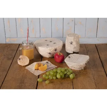 Ubrousky BEEWAX, ze včelího vosku, pro skladování potravin, samolepící, SET 3 KUSŮ!|Esschert Design