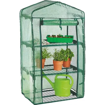 Svatební dekorace Balkonový zahradní skleník se třemi policemi 69x49x125cm
