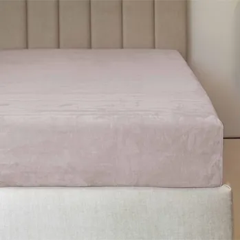 Prostěradlo Prostěradlo MIKROFLANEL č.57 bílá káva 140x200