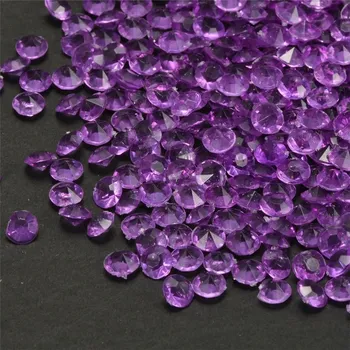 Svatební dekorace Diamantové konfety (fialové) 2000ks
