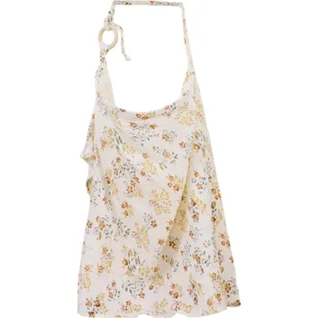 Bavlněná mušelínová zástěra na kojení 100 x 60 cm Prodyšná kojicí clona s květinovým vzorem Ochrana při krmení dítěte