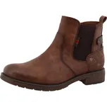 Nadměrné dámské zimní kotníkové boty hnědé Mustang 15M0052002 - 44