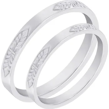 Prsten Romantické zlaté snubní prsteny s gravírem Muoneta