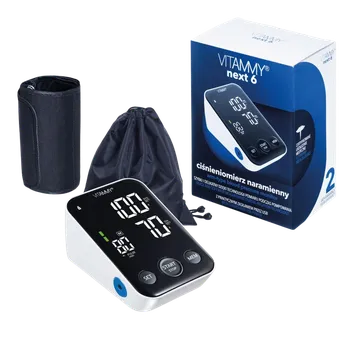 Měřič tělesných funkcí VITAMMY Next 6 Ramenní tlakoměr s hlasovou funkcí a USB-C napájením