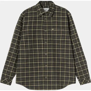 Pánská košile Carhartt WIP Widmark (widmark check/cypress) M, zelená