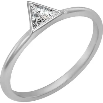 Prsten Prsten s trillion diamantem Daslis