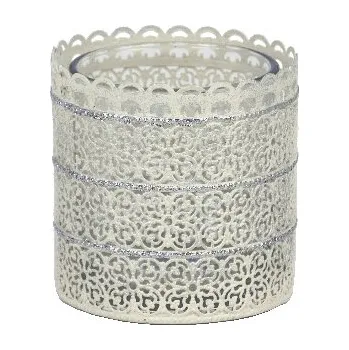 Bytová dekorace Kalíšek vyřezávaný, champagne, 8 x 8,5 x 8 cm|Ego Dekor