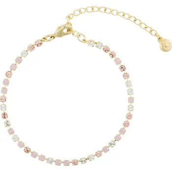 Náramek Preciosa Pozlacený tenisový náramek s českým křišťálem Preciosa Skyline Spotlight 2619Y69 + 2 měsíce na vrácení zboží